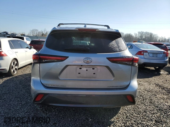 2023 Toyota Highlander L with VIN 5TDKDRBH1PS047176, listed as a Copart auction lot 47275345 with 19,473 mi miles and Salvage title. Bid and sale history available at DreamBid. Image 6.