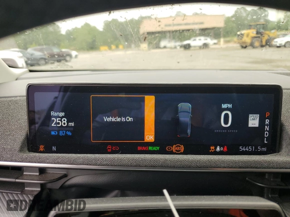 2021 Ford Mustang Mach-E Premium с VIN 3FMTK3R74MMA01823, выставлен на аукционе Copart как лот 58423155 с пробегом 54 451 миль миль и Списание • Salvage title. История ставок и продаж доступна на DreamBid. Изображение 9.