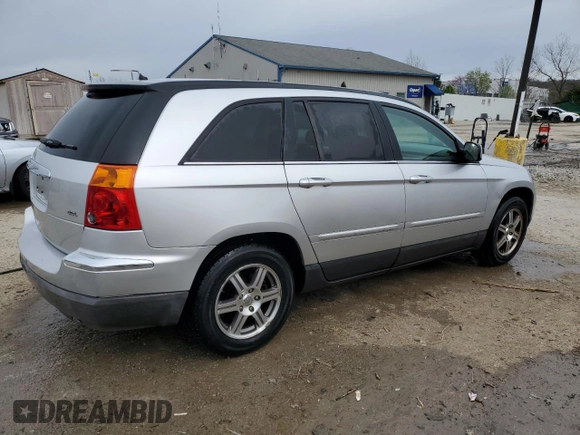 2007 Chrysler Pacifica Touring with VIN 2A8GM68X17R142423, listed as a Copart auction lot 51990075 with 206,186 mi miles and Salvage Title. Bid and sale history available at carsss.com. Image 3.