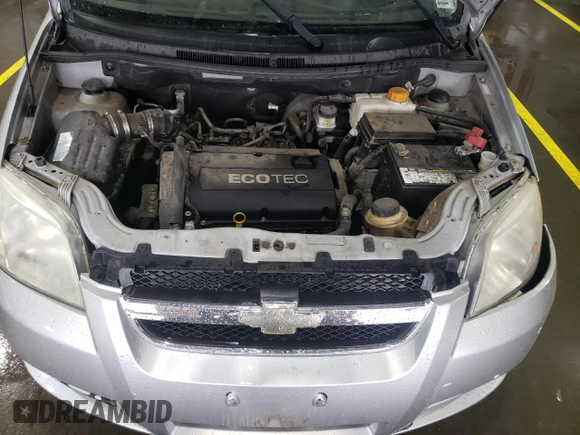 2011 Chevrolet Aveo 1LT z VIN KL1TD5DE6BB154327, wystawiony jako Copart lot #51313085 z przebiegiem 76 402 mil mil oraz Szkoda całkowita • Salvage title. Historia ofert i sprzedaży dostępna na DreamBid. Obrazek 11.