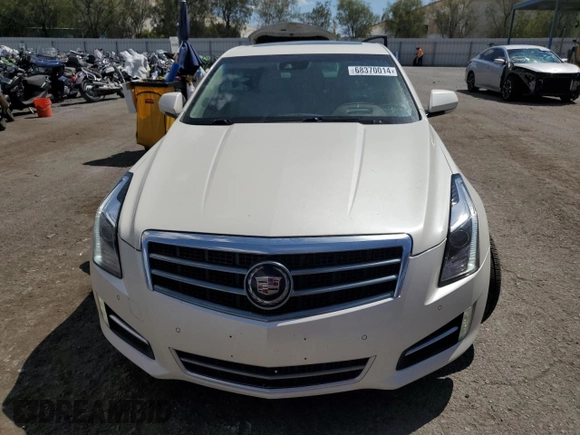 2014 Cadillac ATS Premium with VIN 1G6AF5SX5E0161898, listed as a Copart auction lot 68370014 with 131,129 mi miles and Salvage Title. Bid and sale history available at carsss.com. Image 5.