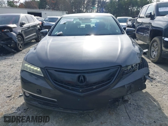 2015 Acura TLX V6 Advance with VIN 19UUB2F77FA020150, listed as a IAAI auction lot 41096144 with 127,414 mi miles. Bid and sale history available at carsss.com. Image 12.