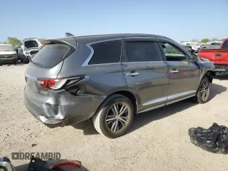 2019 Infiniti QX60 LUXE with VIN 5N1DL0MN8KC527165, listed as a Copart auction lot 50025525 with 99,705 mi miles and Salvage Title. Bid and sale history available at carsss.com. Image 3.