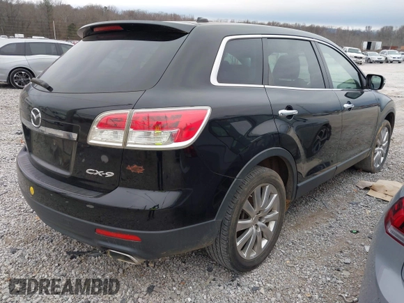 2009 Mazda CX-9 Touring with VIN JM3TB38A990170982, listed as a IAAI auction lot 41211289 with Not Provided miles. Bid and sale history available at carsss.com. Image 4.