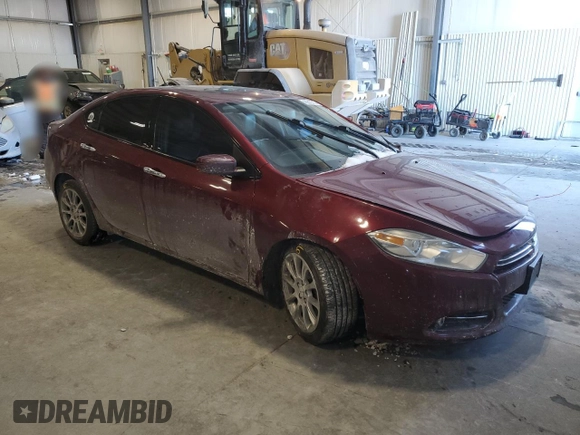 2015 Dodge Dart Limited with VIN 1C3CDFCB1FD267803, listed as a Copart auction lot 45819715 with 162,245 mi miles and Salvage Title. Bid and sale history available at carsss.com. Image 4.