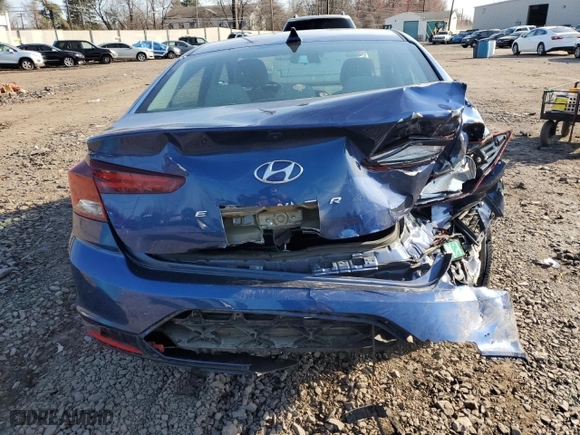 2020 Hyundai Elantra SEL with VIN 5NPD84LF4LH631083, listed as a Copart auction lot 50919715 with 66,388 mi miles and Salvage Title. Bid and sale history available at carsss.com. Image 6.