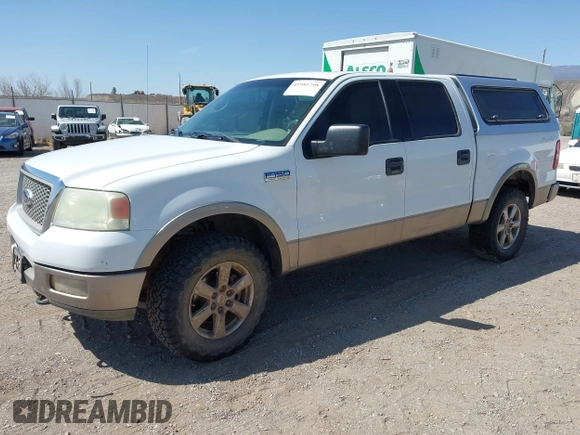 2004 Ford F-150 XLT with VIN 1FTPW14554KC29812, listed as a IAAI auction lot 41981798 with 225,155 mi miles. Bid and sale history available at carsss.com. Image 2.