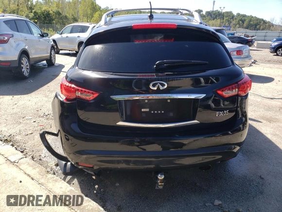2009 Infiniti FX35 with VIN JNRAS18W99M152328, listed as a Copart auction lot 74088624 with 226,410 mi miles and Non Repairable. Bid and sale history available at carsss.com. Image 6.