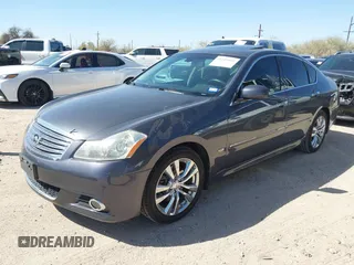 2010 Infiniti M with VIN JN1CY0AP0AM911640, listed as a IAAI auction lot 41549869 with 153,445 mi miles. Bid and sale history available at carsss.com. Image 2.