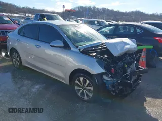 2022 Kia Rio S with VIN 3KPA24AD3NE441675, listed as a IAAI auction lot 41349807 with 34,327 mi miles. Bid and sale history available at carsss.com. Image 1.