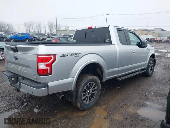 2018 Ford F-150 XL with VIN 1FTFX1EG5JFB03429, listed as a IAAI auction lot 42008961 with 86,542 mi miles. Bid and sale history available at carsss.com. Image 4.