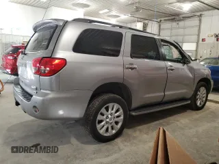 2010 Toyota Sequoia Platinum with VIN 5TDDW5G16AS027942, listed as a Copart auction lot 42657175 with 143,140 mi miles and Salvage Title. Bid and sale history available at carsss.com. Image 3.