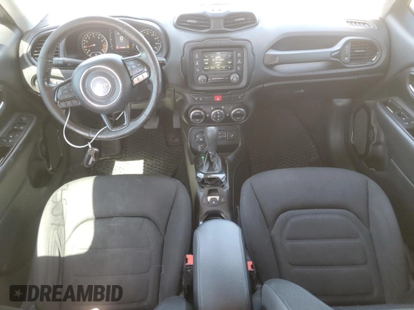 2017 Jeep Renegade Latitude with VIN ZACCJBBB2HPE66958, listed as a Copart auction lot 57961435 with 154,393 mi miles and Salvage title. Bid and sale history available at DreamBid. Image 8.