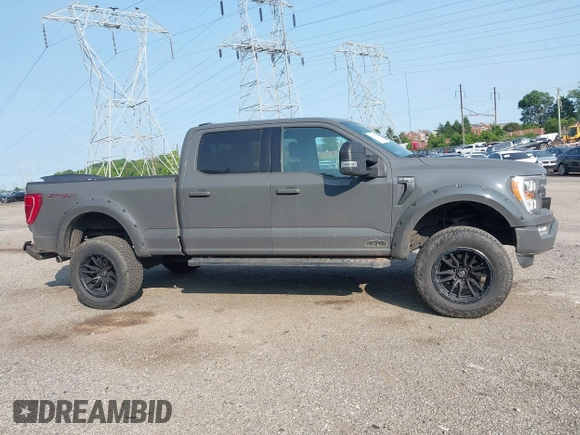 2021 Ford F-150 XL with VIN 1FTFW1E85MKD35973, listed as a IAAI auction lot 42381874 with 57,982 mi miles and . Bid and sale history available at DreamBid. Image 14.