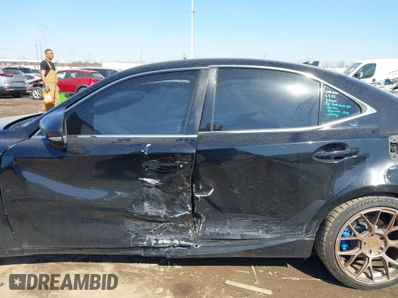 2014 Lexus IS with VIN JTHBF1D24E5040227, listed as a IAAI auction lot 41777593 with 160,991 mi miles. Bid and sale history available at carsss.com. Image 14.