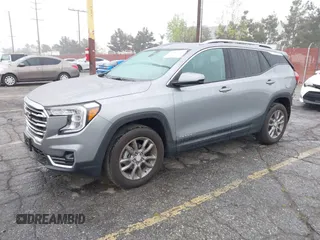 2023 GMC Terrain SLT with VIN 3GKALVEG4PL272230, listed as a IAAI auction lot 41896578 with 21,009 mi miles and . Bid and sale history available at carsss.com. Image 2.
