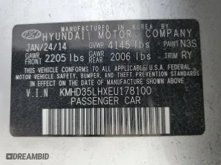 2014 Hyundai Elantra GT with VIN KMHD35LHXEU178100, listed as a Copart auction lot 68452384 with 141,346 mi miles and Salvage Title. Bid and sale history available at carsss.com. Image 12.
