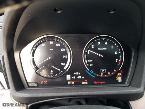 2020 BMW X1 xDrive28i with VIN WBXJG9C02L5P82408, listed as a Copart auction lot 43805615 with 23,111 mi miles and Salvage Title. Bid and sale history available at carsss.com. Image 9.