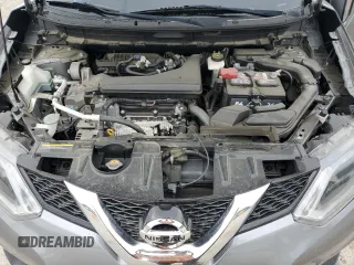 2016 Nissan Rogue S with VIN JN8AT2MT0GW015198, listed as a Copart auction lot 51959815 with 55,498 mi miles and Salvage Title. Bid and sale history available at carsss.com. Image 12.