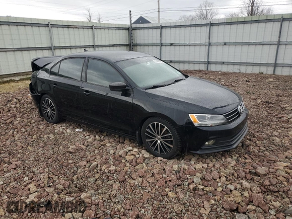 2015 Volkswagen Jetta Sport with VIN 3VWB17AJ2FM216375, listed as a Copart auction lot 51406975 with 148,496 mi miles and Salvage title. Bid and sale history available at DreamBid. Image 4.