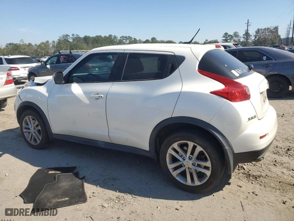 2013 Nissan Juke S with VIN JN8AF5MR6DT221779, listed as a Copart auction lot 46940185 with 152,684 mi miles and Salvage Title. Bid and sale history available at carsss.com. Image 2.