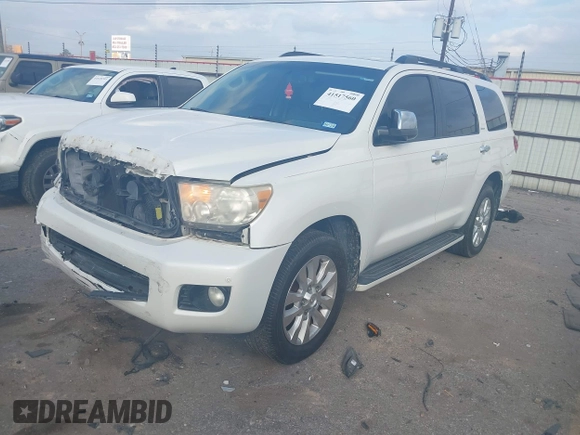 2010 Toyota Sequoia Platinum with VIN 5TDYY5G19AS029924, listed as a IAAI auction lot 41517560 with 166,752 mi miles. Bid and sale history available at carsss.com. Image 17.
