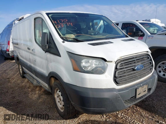 2015 Ford Transit Cargo with VIN 1FTNE1YMXFKB19773, listed as a IAAI auction lot 41700374 with 501,881 mi miles. Bid and sale history available at carsss.com. Image 1.