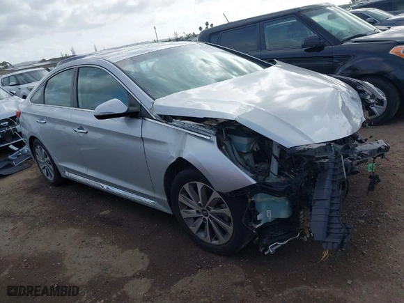 2016 Hyundai Sonata 2.4L Sport with VIN 5NPE34AF8GH430668, listed as a IAAI auction lot 41919880 with 66,176 mi miles. Bid and sale history available at carsss.com. Image 1.