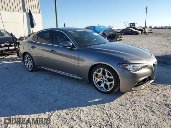 2018 Alfa Romeo Giulia Ti Sport with VIN ZARFAECN0J7576682, listed as a Copart auction lot 87937045 with 118,122 mi miles and Clean Title. Bid and sale history available at carsss.com. Image 4.