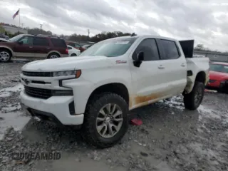 2021 Chevrolet Silverado 1500 RST with VIN 1GCUYEEL7MZ307970, listed as a Copart auction lot 83898784 with 149,977 mi miles and Salvage Title. Bid and sale history available at carsss.com. Image 1.