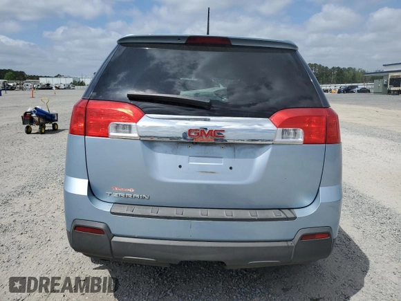 2014 GMC Terrain SLE with VIN 2GKALMEK4E6188408, listed as a Copart auction lot 51825045 with 166,097 mi miles and Salvage Title. Bid and sale history available at carsss.com. Image 6.