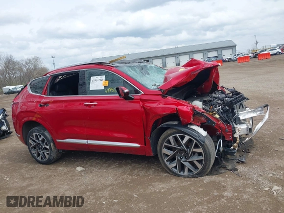 2023 Hyundai Santa Fe Calligraphy with VIN 5NMS5DAL4PH509920, listed as a IAAI auction lot 41951266 with 38,167 mi miles and . Bid and sale history available at DreamBid. Image 13.