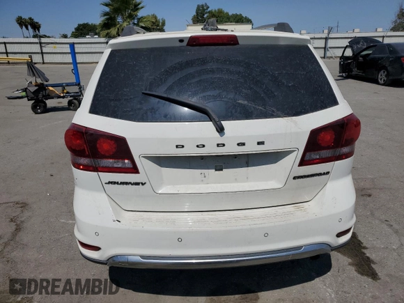 2016 Dodge Journey Crossroad Plus with VIN 3C4PDCGB4GT220184, listed as a Copart auction lot 61977595 with 137,185 mi miles and Clean title. Bid and sale history available at DreamBid. Image 6.