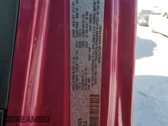 2024 Jeep Wrangler Rubicon with VIN 1C4PJXFG9RW346079, listed as a Copart auction lot 77006914 with 2,446 mi miles and Salvage Title. Bid and sale history available at DreamBid. Image 13.