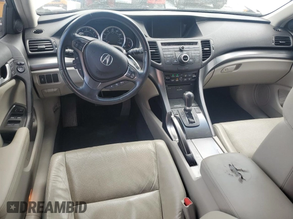 2012 Acura TSX Technology with VIN JH4CW2H65CC004059, listed as a Copart auction lot 65759825 with Not provided miles and Salvage title. Bid and sale history available at DreamBid. Image 8.