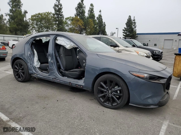 2023 Mazda Mazda3 Hatchback 2.5 Turbo Premium Plus with VIN JM1BPBNY0P1605400, listed as a Copart auction lot 76144514 with 2,199 mi miles and Salvage Title. Bid and sale history available at carsss.com. Image 4.