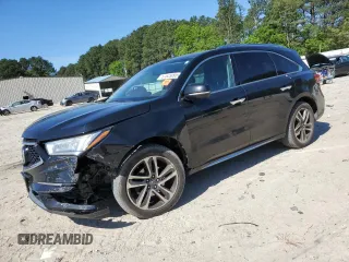 2017 Acura MDX Advance with VIN 5FRYD4H86HB000198, listed as a Copart auction lot 57623095 with 136,023 mi miles and Salvage title. Bid and sale history available at DreamBid. Image 1.