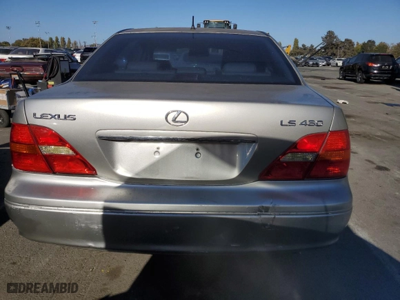 2002 Lexus LS 430 with VIN JTHBN30F220053591, listed as a Copart auction lot 73186624 with NaN miles and Salvage Title. Bid and sale history available at carsss.com. Image 6.