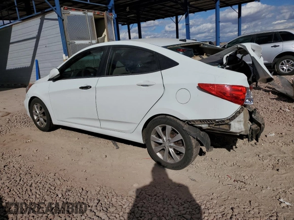 2012 Hyundai Accent GLS with VIN KMHCU4AE1CU151330, listed as a Copart auction lot 47549425 with 159,696 mi miles and Salvage Title. Bid and sale history available at carsss.com. Image 2.