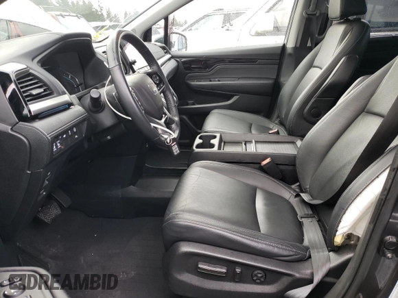 2021 Honda Odyssey Touring with VIN 5FNRL6H87MB033970, listed as a Copart auction lot 48928895 with 52,287 mi miles and Salvage Title. Bid and sale history available at carsss.com. Image 7.