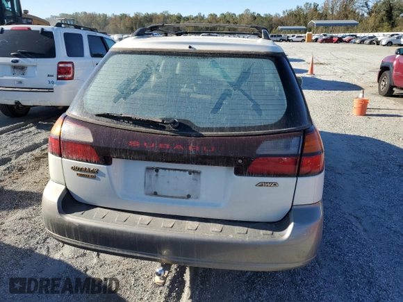 2002 Subaru Legacy Outback Limited with VIN 4S3BH686427647556, listed as a Copart auction lot 75890134 with Not provided miles and Salvage title. Bid and sale history available at DreamBid. Image 6.
