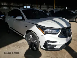 2020 Acura RDX w/A-Spec Pkg with VIN 5J8TC1H65LL019456, listed as a Copart auction lot 46655245 with 56,335 mi miles and Salvage Title. Bid and sale history available at carsss.com. Image 4.