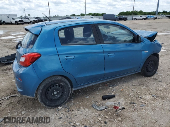2017 Mitsubishi Mirage ES z VIN ML32A3HJ9HH022423, wystawiony jako Copart lot #53426955 z przebiegiem 89 140 mil mil oraz Szkoda całkowita • Salvage title. Historia ofert i sprzedaży dostępna na DreamBid. Obrazek 3.