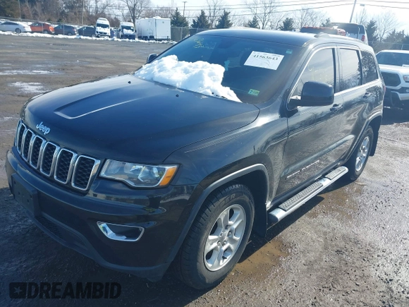 2017 Jeep Grand Cherokee Laredo with VIN 1C4RJEAGXHC685888, listed as a IAAI auction lot 41563643 with 193,997 mi miles. Bid and sale history available at carsss.com. Image 17.