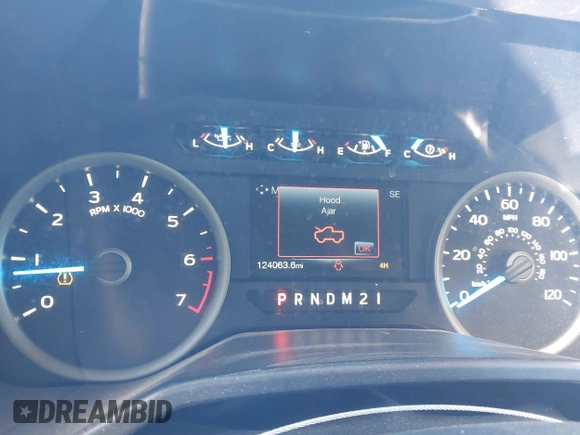2016 Ford F-150 XLT with VIN 1FTFW1EG1GKD16719, listed as a IAAI auction lot 41494417 with 124,063 mi miles. Bid and sale history available at carsss.com. Image 7.
