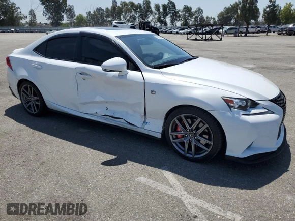 2014 Lexus IS 350 with VIN JTHBE1D20E5011942, listed as a Copart auction lot 61470345 with 90,311 mi miles and Salvage title. Bid and sale history available at DreamBid. Image 4.