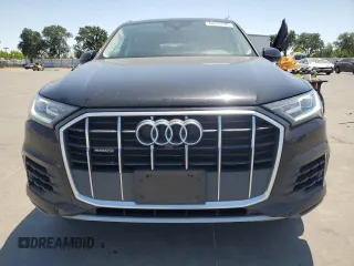 2021 Audi Q7 Premium Plus with VIN WA1LXAF76MD021317, listed as a Copart auction lot 58229305 with 72,484 mi miles and Salvage title. Bid and sale history available at DreamBid. Image 5.