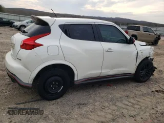 2014 Nissan Juke S with VIN JN8AF5MR4ET361461, listed as a Copart auction lot 50227695 with 148,644 mi miles and Salvage Title. Bid and sale history available at carsss.com. Image 3.