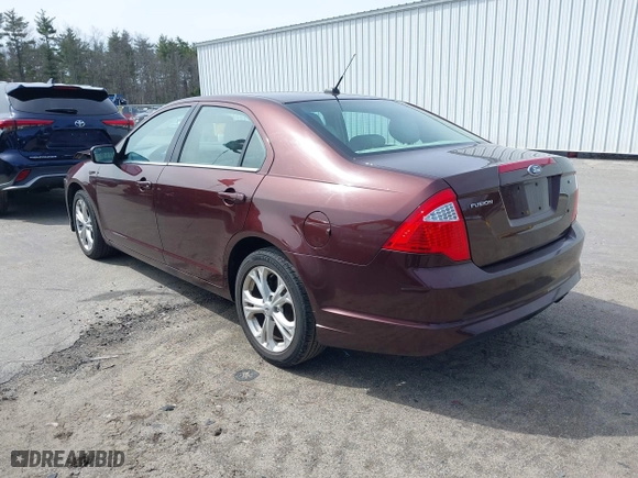 2012 Ford Fusion SE with VIN 3FAHP0HA6CR147431, listed as a IAAI auction lot 41930170 with 56,847 mi miles. Bid and sale history available at carsss.com. Image 3.