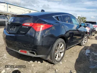 2012 Acura ZDX Tech Pkg with VIN 2HNYB1H48CH500637, listed as a Copart auction lot 74620594 with Not Provided miles and Clean Title. Bid and sale history available at carsss.com. Image 3.
